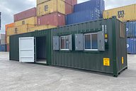 Shipping Container Modification with Windows