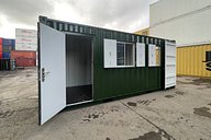 Windows and Personnel Door on Container