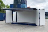 20ft Side Opening Container with Canopy