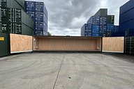 Side Opening Shipping Container with Ply Lining