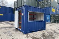 Small Container with Personnel Doors