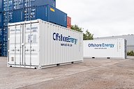 Shipping Container Conversions and Company Branding Repaint